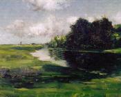 Long Island Landscape after a Shower of Rain - 威廉·梅里特·查斯